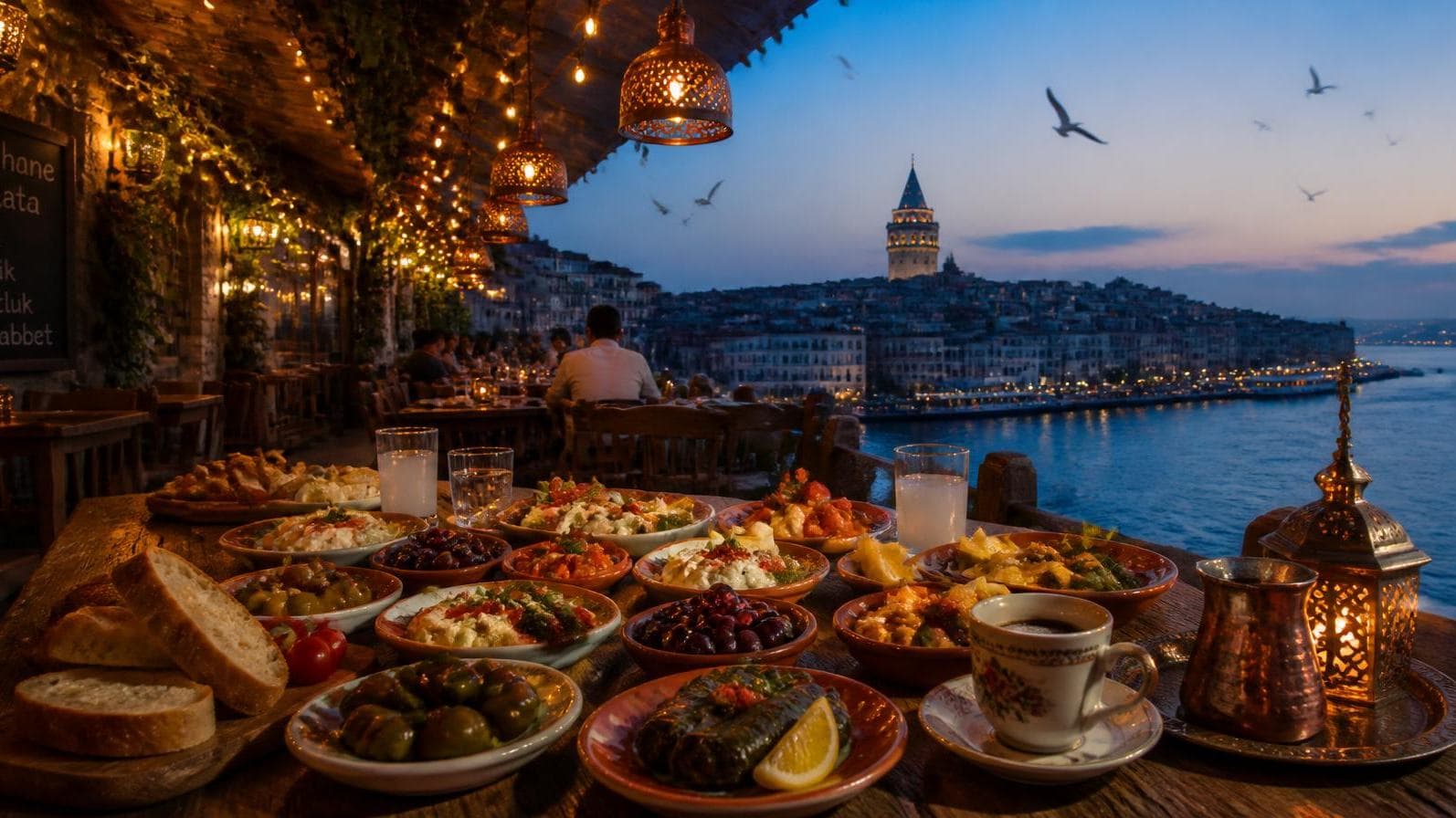 Coffee, meze, street food, markets — food is one of the clearest ways to read the city's history.