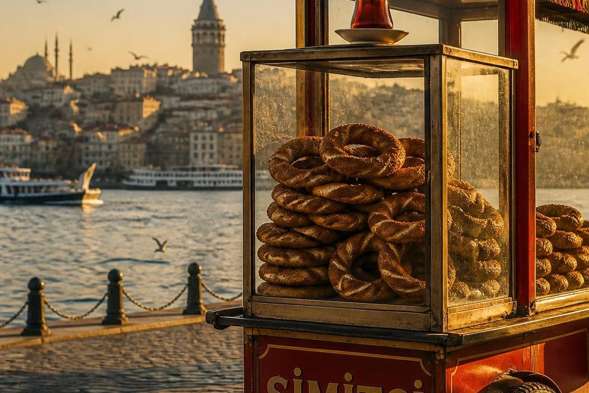 Simit: Istanbul's Ring-Shaped Bread