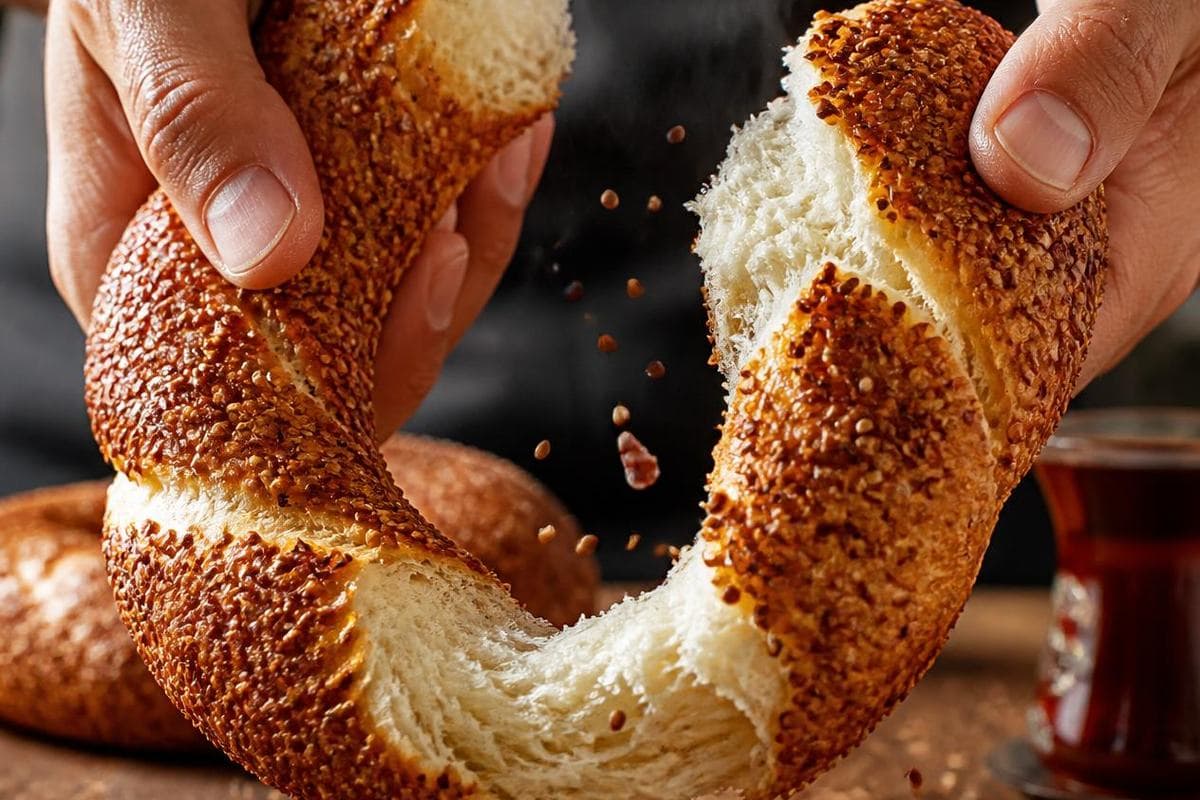 Simit: Istanbul's Ring-Shaped Bread