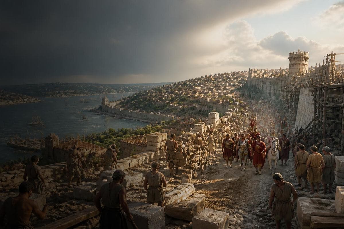 Constantinople's Founding Under Constantine the Great