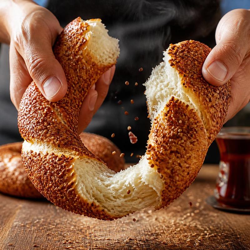 Simit: Istanbul's Ring-Shaped Bread