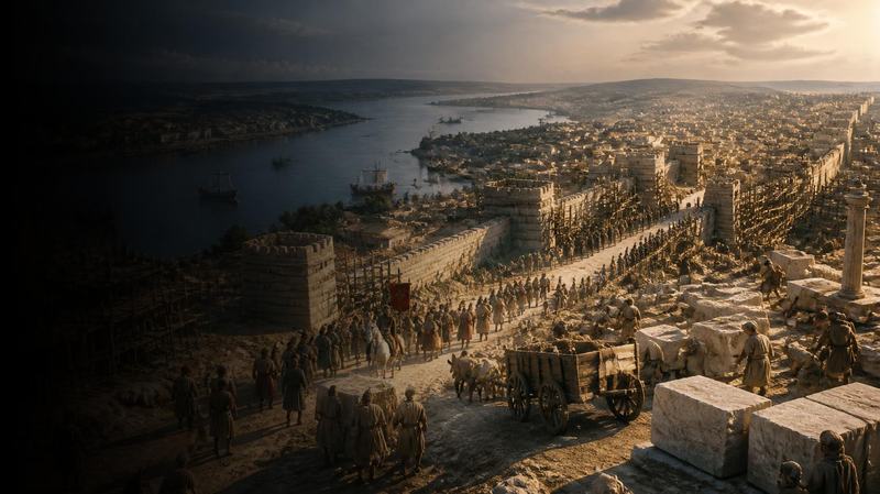 Constantinople's Founding Under Constantine the Great
